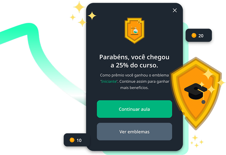 Imagem do progresso do curso do aluno